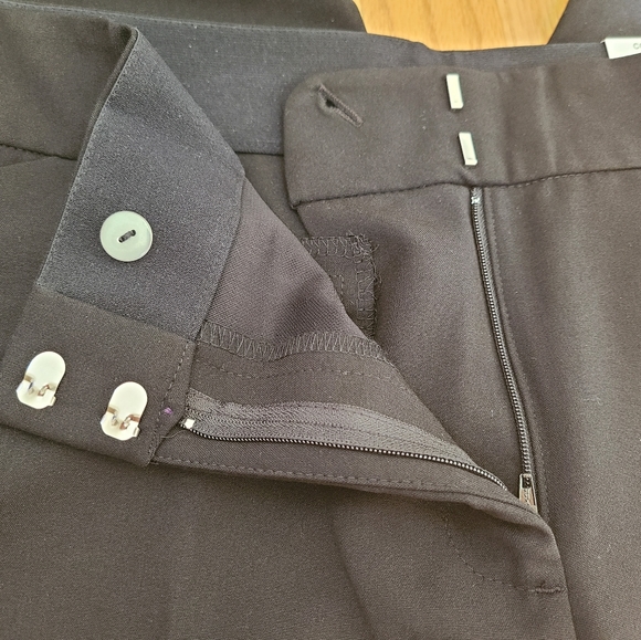 NWT- JM Collection Straight Leg Black Trousers - Picture 3 of 9